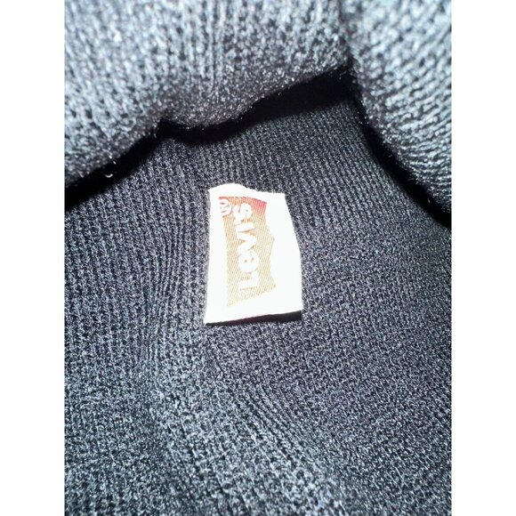 Levis 2-Pack Beanie Set One Size Black & Green Knit Hats Unisex - Picture 6 of 6